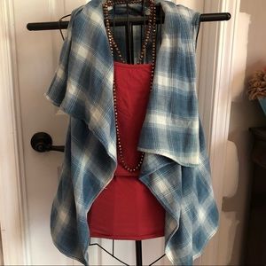 Dylan Rugged Indigo Vest size small.